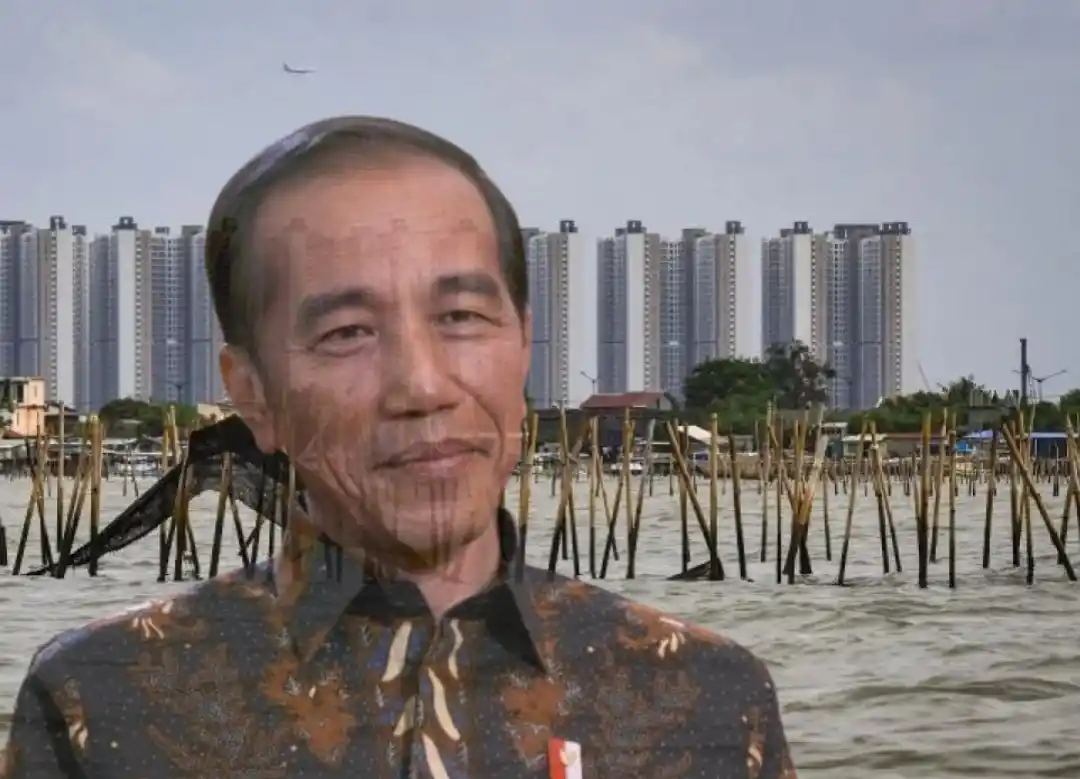 Jokowi dan Pagar Laut (Foto: Dok MI)