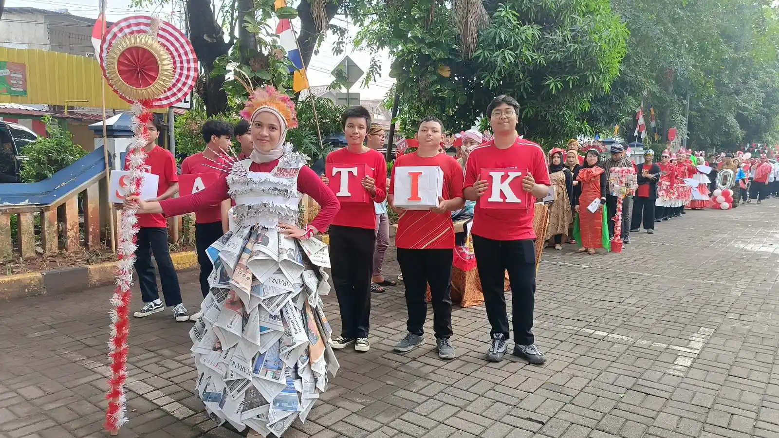 Parade Pegawai Diskominfostandi Kota Bekasi Bentuk Kecintaan Terhadap NKRI (Foto: Dok. Diskominfostandi)