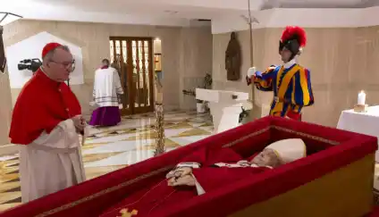 Pemakaman Paus Fransiskus akan dilakukan Sabtu (26/4/2025) waktu setempat. (Foto: AFP)