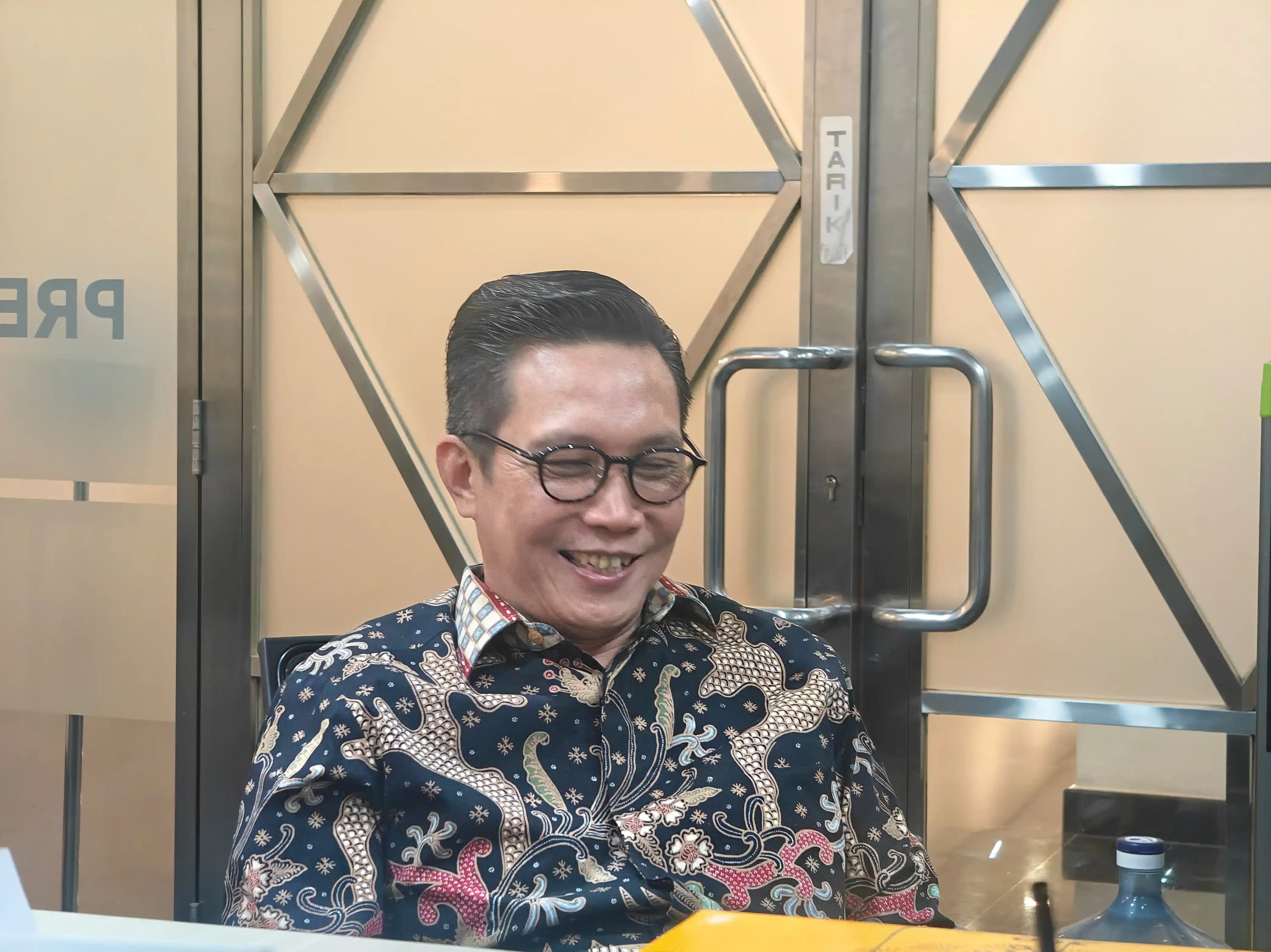 Pejabat Sementara (Pjs) Direktur Utama BEI, Jeffrey Hendrik saat ditemui di Gedung BEI, Jakarta, Rabu (4/2/2026). (Foto: Dok MI)