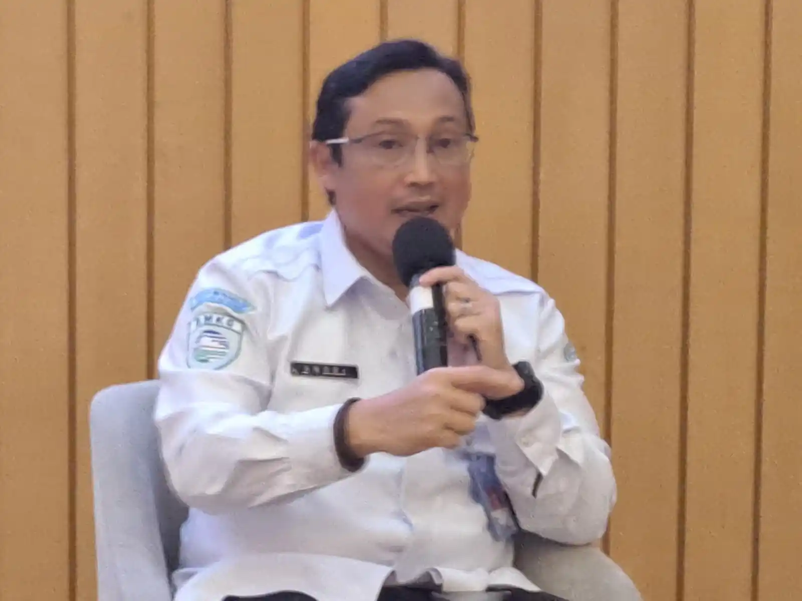 Pelaksana Tugas Deputi Bidang Meteorologi BMKG, Andri Ramdhani (Foto Rizal Siregar)