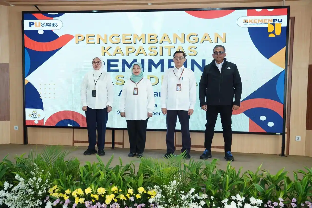 Kementerian Pekerjaan Umum (PU) melalui Badan Pengembangan Sumber Daya Manusia (BPSDM) menyelenggarakan kegiatan Pelatihan Pengembangan Kapasitas Pemimpin Masa Depan Angkatan III Tahun 2025 yang berlangsung Selasa (21/10/2025), di Balai Pengembangan Kompetensi PU Wilayah III Jakarta. (Foto:PU)