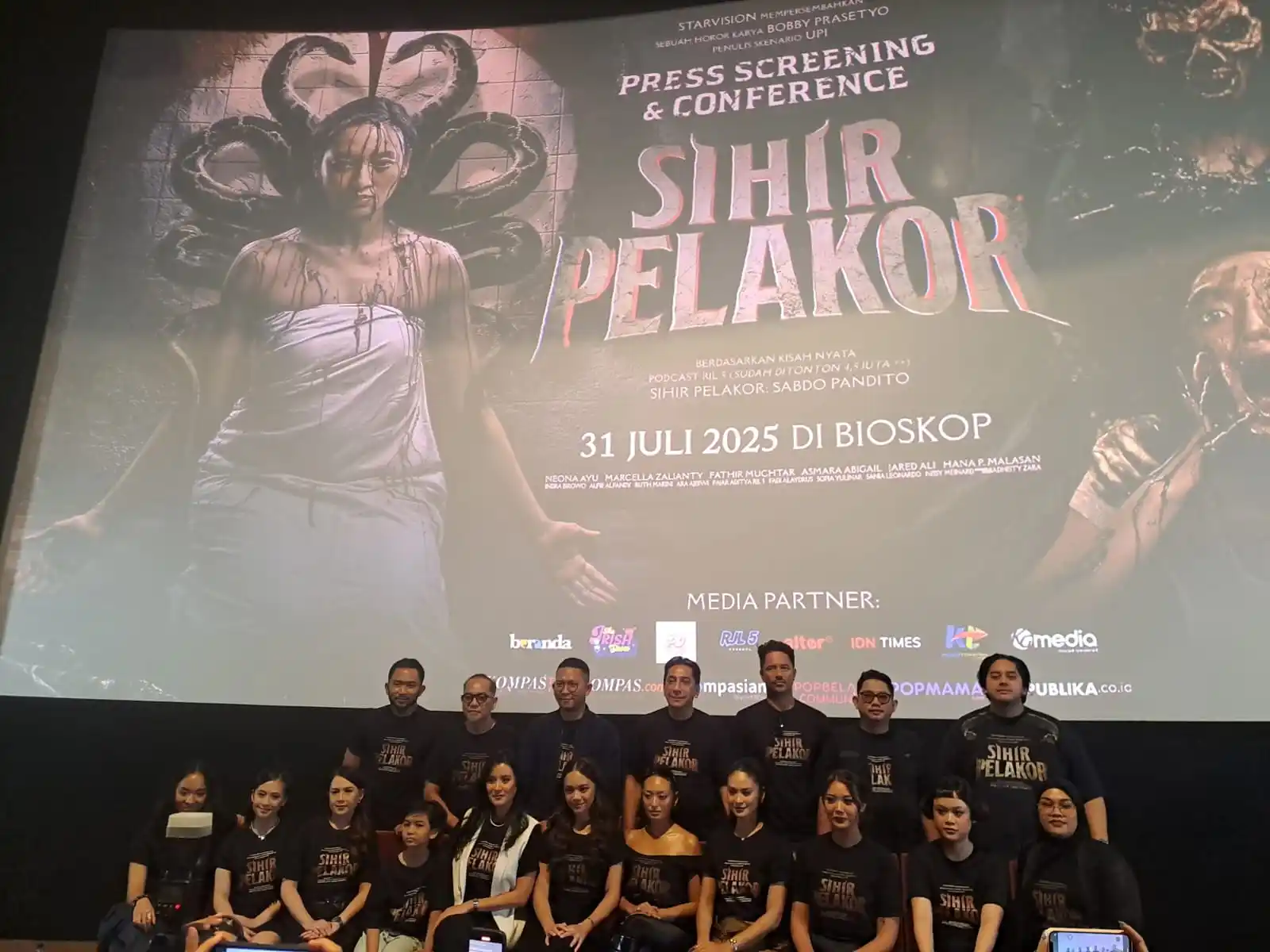 Peluncuran Film Sihir Pelakor (Foto. Rizal)