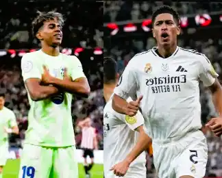 Pemain Real madrid dan pemain Barcelona