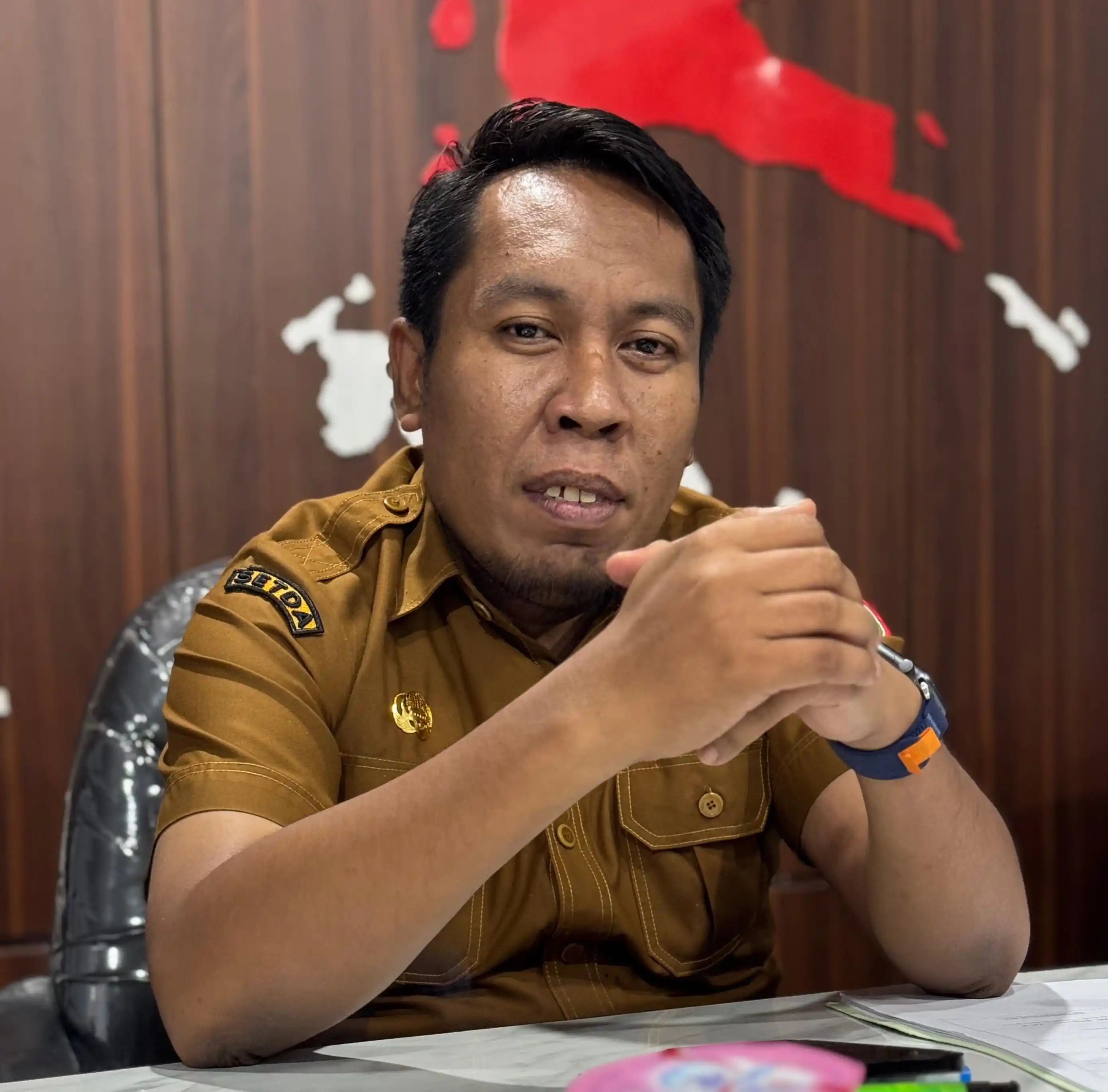 Plt Kepala Biro PBJ Provinsi Maluku Utara, Abdul Farid Hasan (Foto: MI/Rais Dero)