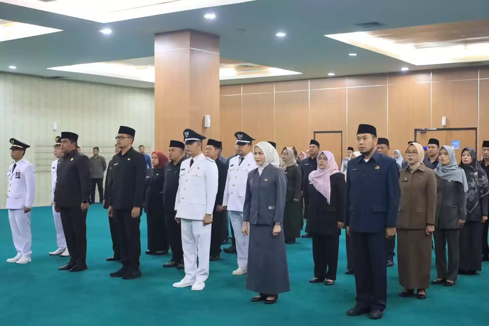 Pengambilan sumpah/janji pejabat struktural eselon III dan IV Pemerintah Kota Bekasi (Foto: MI/Hms)
