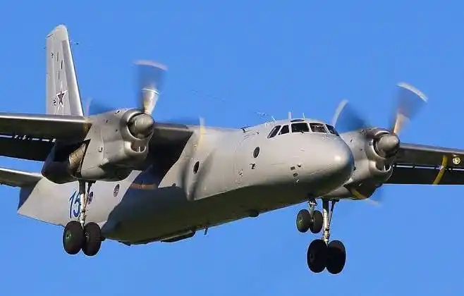 Pesawat Militer Rusia AN-22 Jatuh (Foto: Ist)