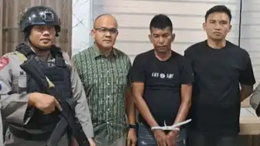 Polisi tangkap Alpa Patria Lubis alias Kepot salah satu pelaku pembacokan jaksa di Deli Serdang (Foto: Ist)