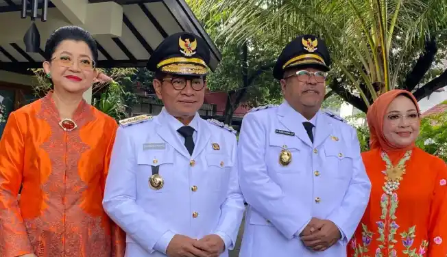 Pramono-Rano Dilantik Jadi Gubernur dan Wagub Jakarta [Foto: Ant]