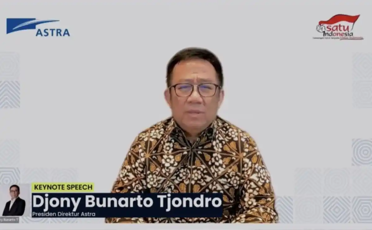 Presiden Direktur Astra Djony Bunarto Tjondro (Foto: Dok MI/Repro YouTube)