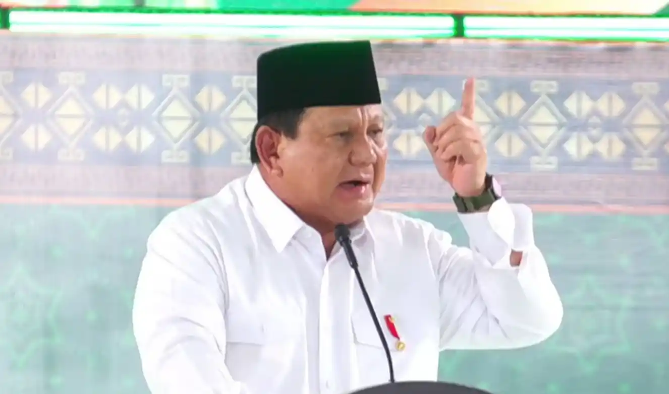 Presiden Prabowo Subianto (Tangkapan Layar Youtube Sekertariat Presiden)
