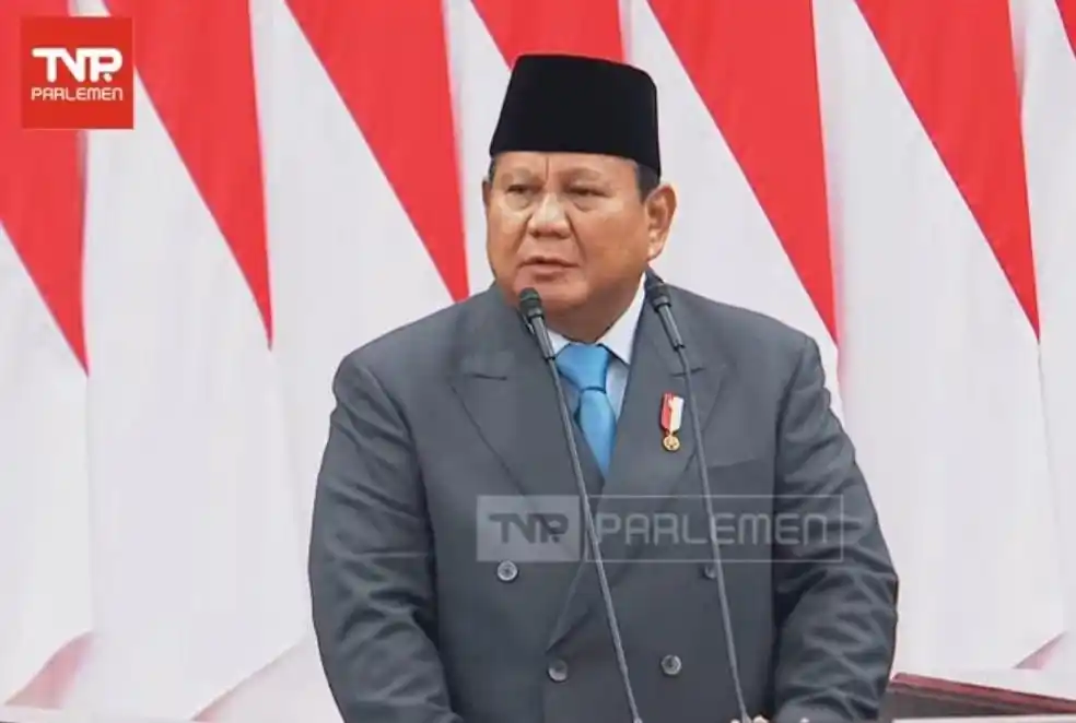 Presiden Prabowo Subianto [Foto: Tangkapan layar TV Parlemen]