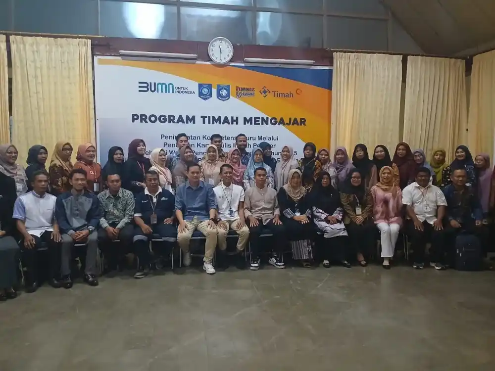 Puluhan Guru di Bangka Barat Antusias Ikuti Program Timah Mengajar [Foto: Doc. PT Timah]