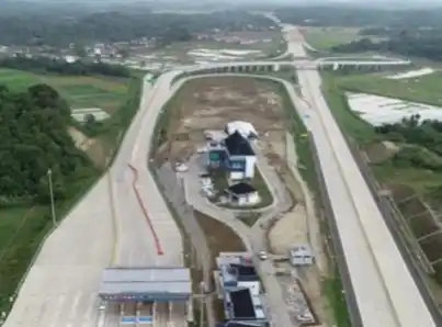 Proyek jalan tol Serang–Panimbang yang digarap grup PT Wijaya Karya (Persero) Tbk (WIKA) (Foto: Dok PU)