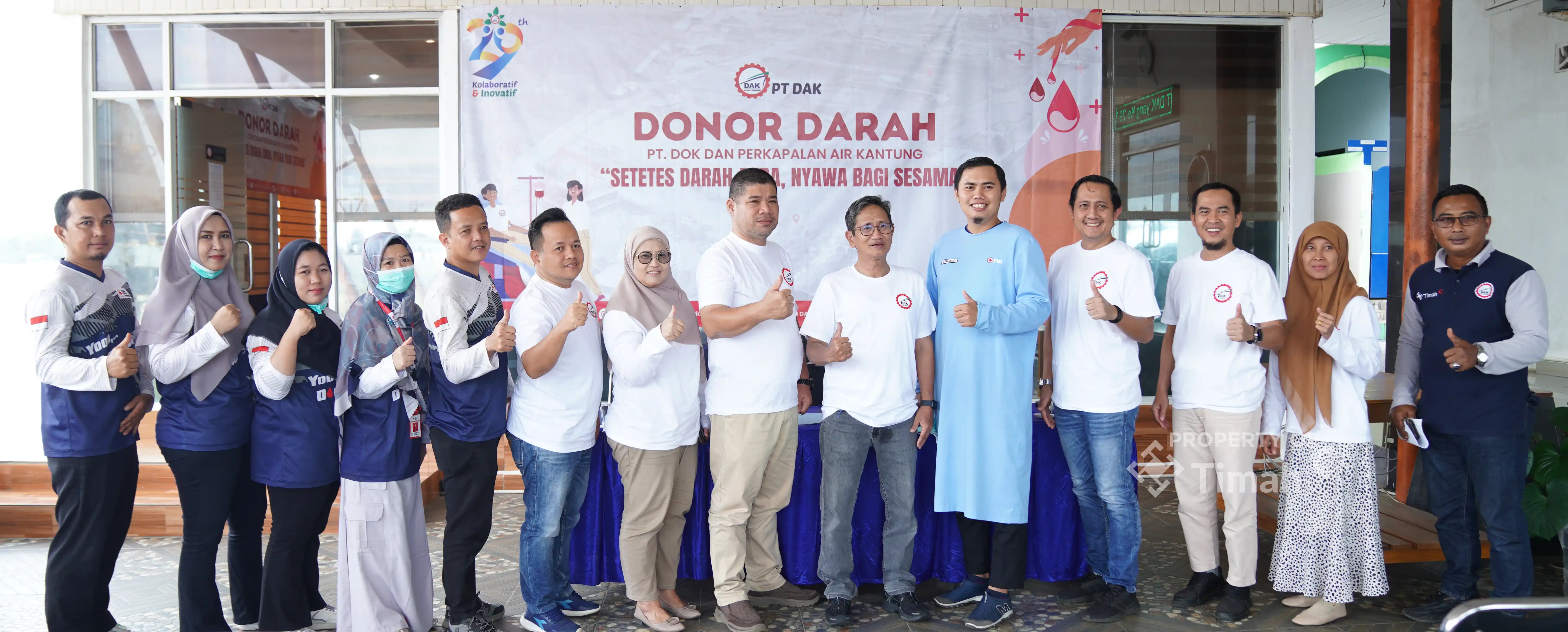 PT DAK Kolaborasi dengan PMI Pangkalpinang Bantu Persediaan Stok Darah [Foto: Doc. PT Timah]