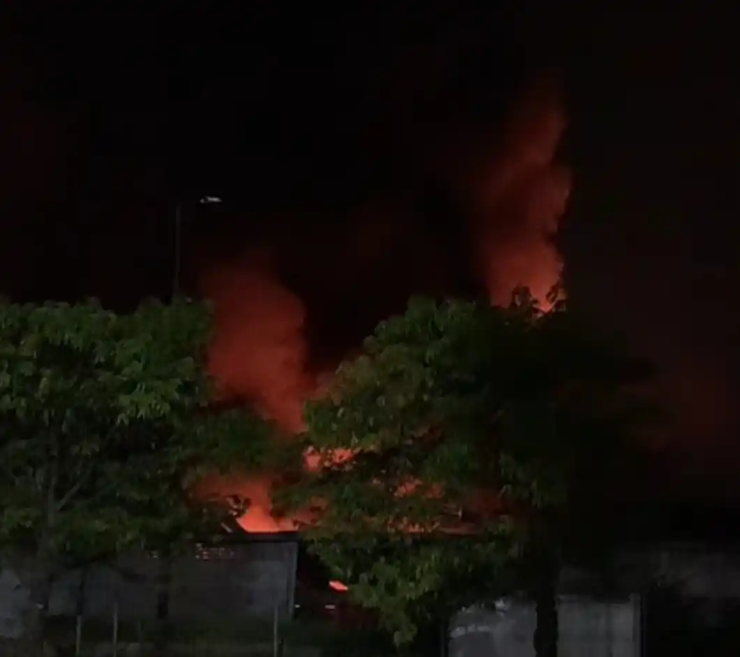 PT TAK Textiles Indonesia terbakar (Foto: Dok MI)