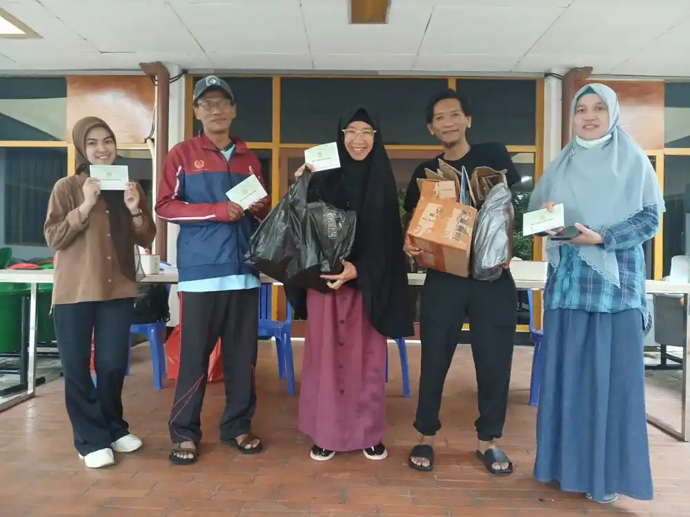 PT Timah Bina Bank Sampah Tanjung Elok Bersahabat [Foto: Doc. PT Timah]