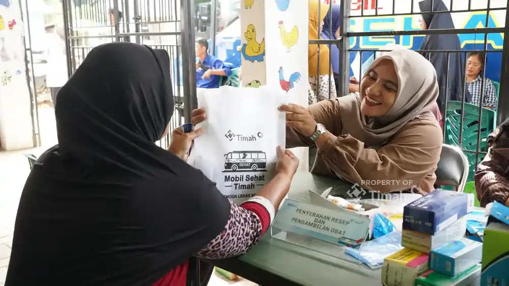 PT Timah Kembali Berikan Pelayanan Kesehatan Gratis Bagi Masyarakat Melalui Mobil Sehat [Foto: Doc. PT Timah]