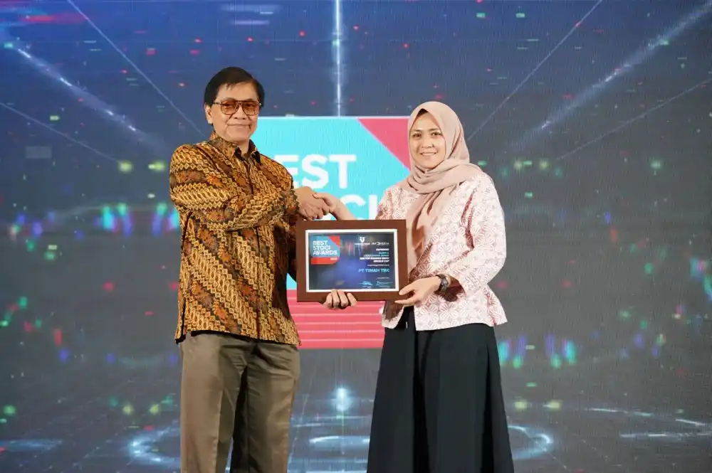 PT Timah Raih Penghargaan Best Stock Award 2025 [Foto: Doc. PT Timah]