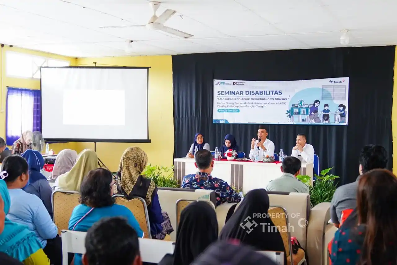 PT Timah Gelar Seminar Mensukseskan Anak Berkebutuhan Khsusus Bagi Orang Tua Siswa SLBN Koba [Foto: Doc. PT Timah]