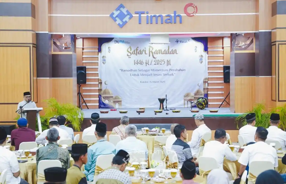 PT Timah Tbk kembali menggelar Safari Ramadan yang dilaksanakan di PT Timah Tbk Area Kundur yang dilaksanakan Wisma Timah Kundur pada Sabtu (15/3/2025) (Foto: Dok MI/PT Timah)