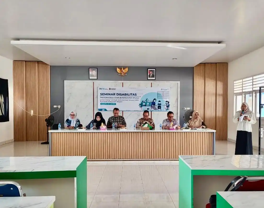 PT Timah Bekali Ratusan Orang Tua Penyandang Disabilitas Melalui Seminar Mensukseskan Anak Berkebutuhan Khsusus [Foto: Doc. PT Timah]