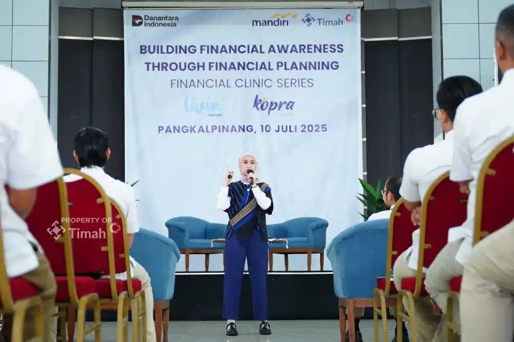 PT Timah Kolaborasi dengan Bank Mandiri Tingkatkan Literasi Keuangan Bagi Karyawan [Foto: Doc. PT Timah]
