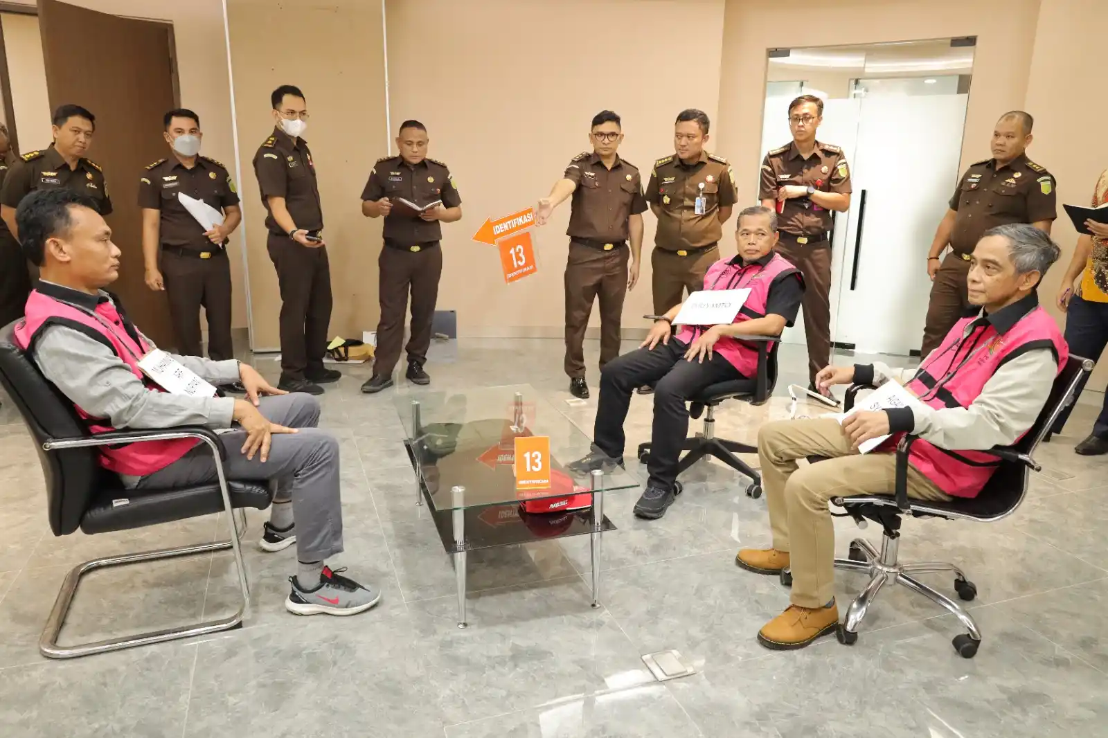 Adegan rekonstruksi perkara (Foto: Dok MI)