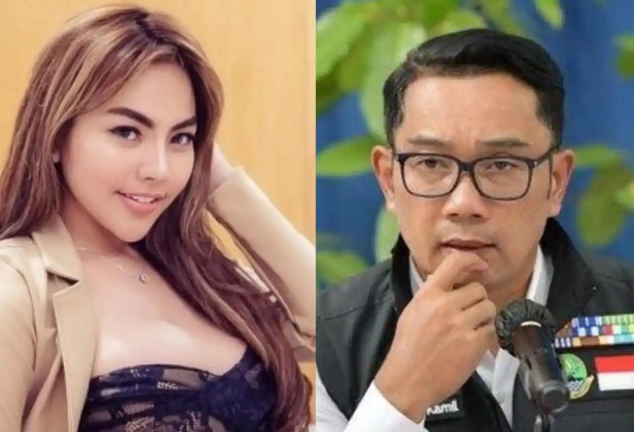 Kolase Ridwan Kamil dan Lisa Mariana [Foto: Ist]