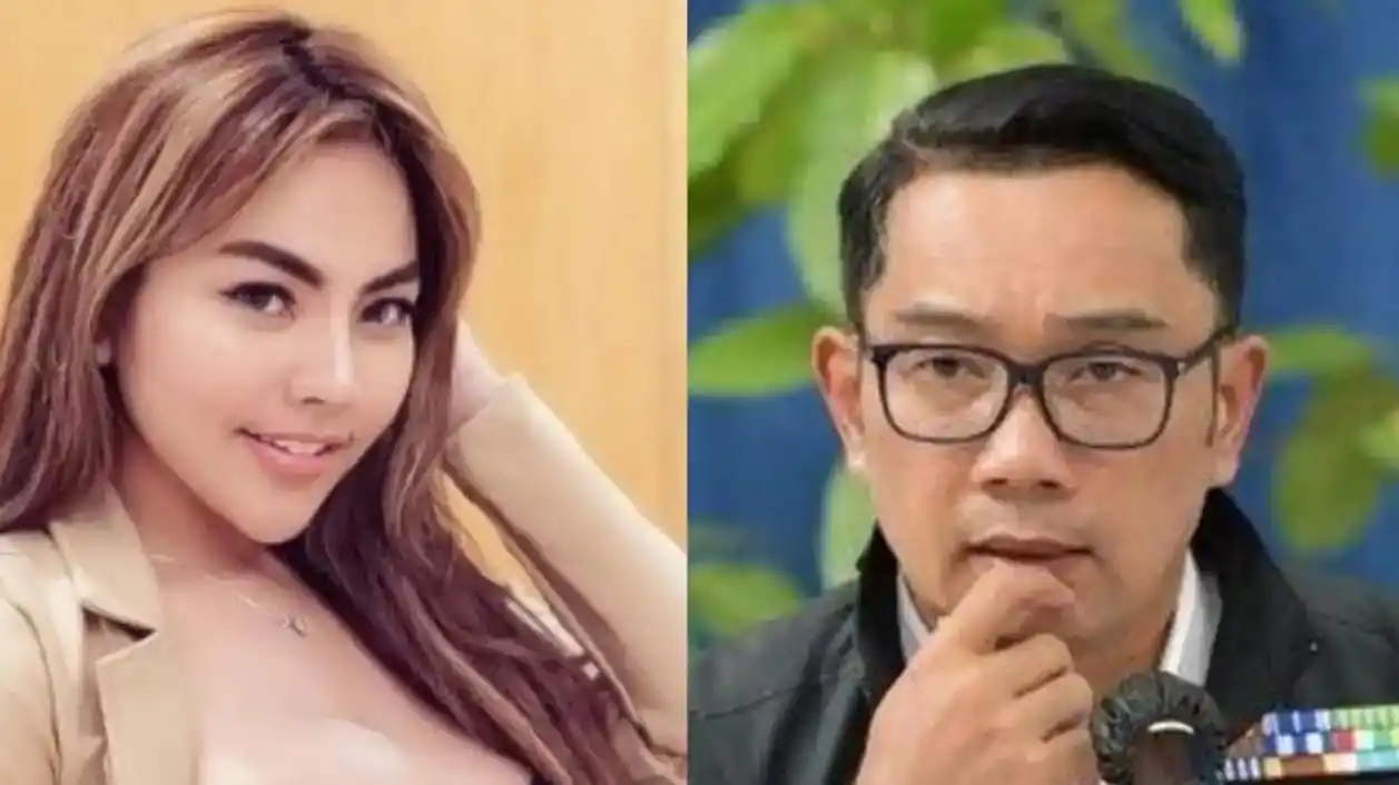 Ridwan Kamil (kanan) dan Lisa Mariana (kiri) (Foto: Kolase MI)