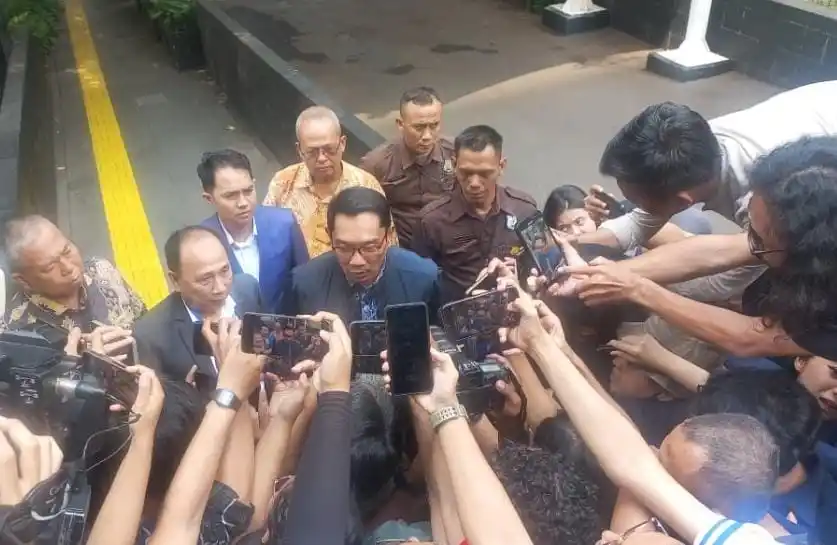 Ridwan Kamil memenuhi panggilan KPK, Selasa (2/12/2025) (Foto: Dok MI/Aswan)
