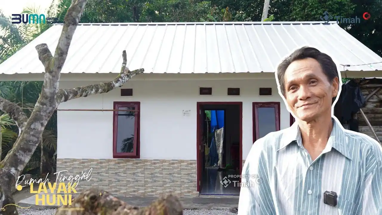 PT Timah Serahkan Tiga Rumah Layak Huni untuk Warga Lingkar Tambang [Foto: Doc. PT Timah]