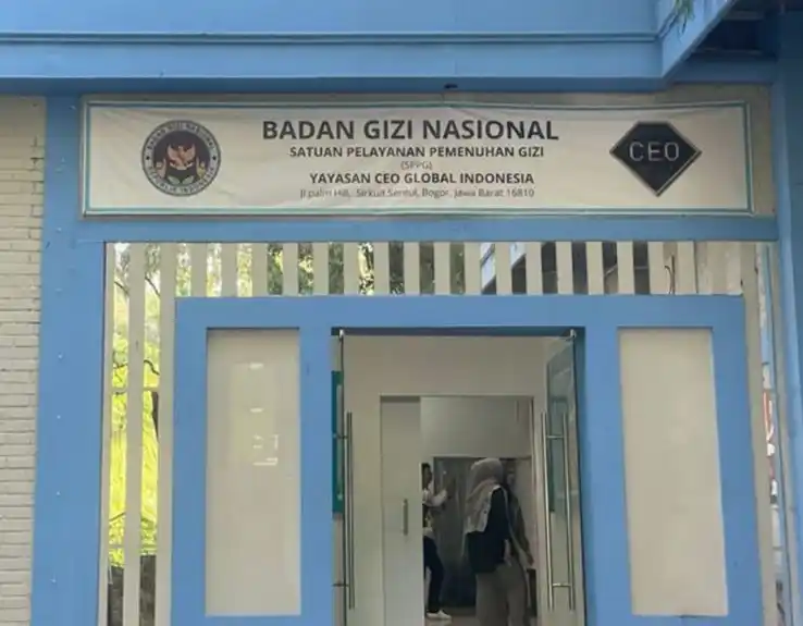 Satuan Pelayanan Pemenuhan Gizi di Desa Tangkil, Citeureup, Kabupaten Bogor yang dikelola Yayasan CEO Global Indonesia (Foto: Dok/MI)