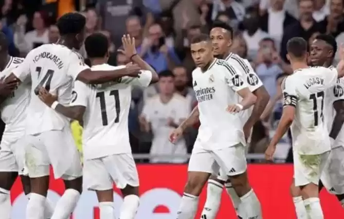 Selebrasi penyerang Real Madrid Kylian Mbappe (Foto: Ist)