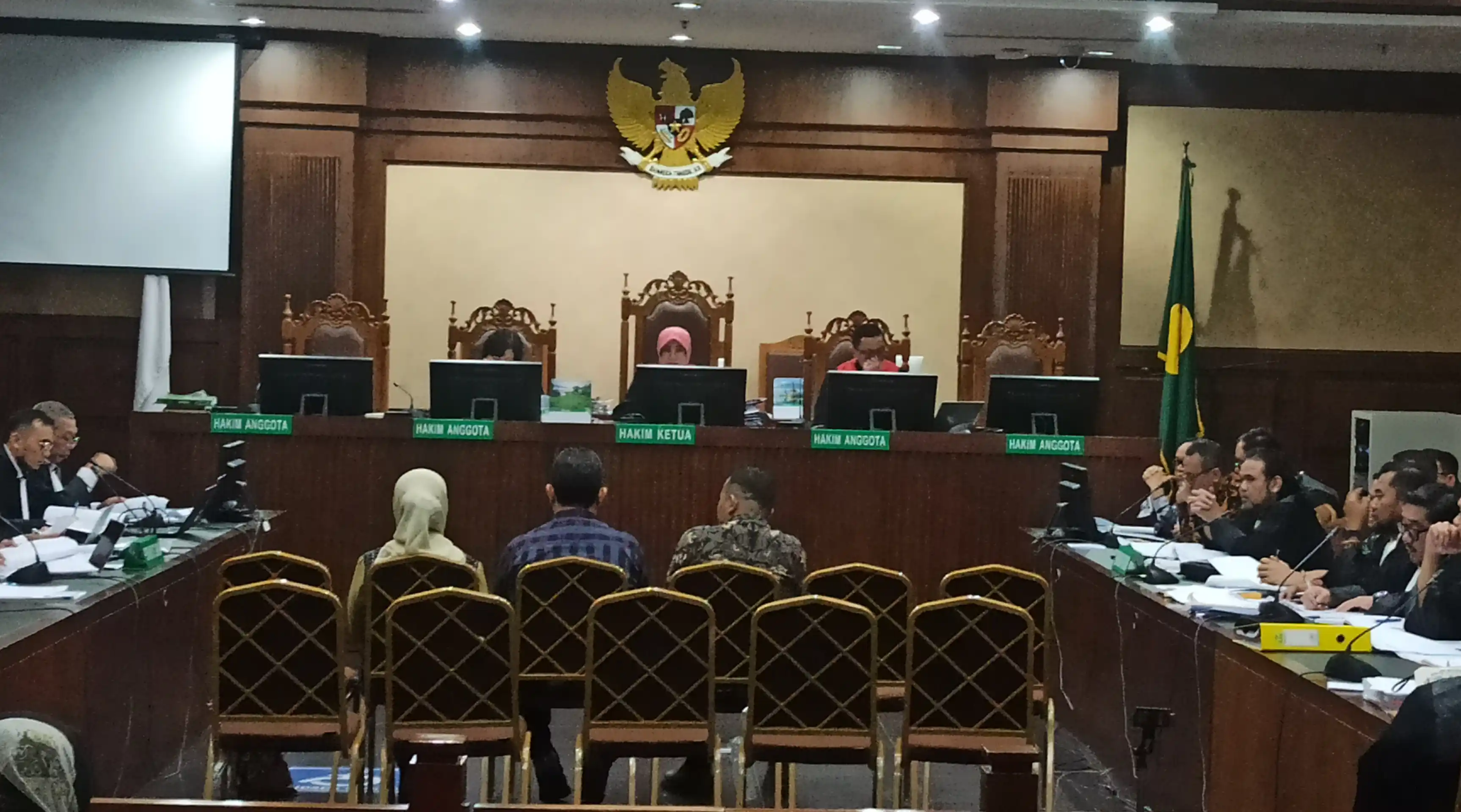 Sidang lanjutan perkara dugaan pemerasan dan/atau penerimaan gratifikasi terkait pengurusan sertifikasi K3 Kemnaker (Foto: Dok.MI/Albani)