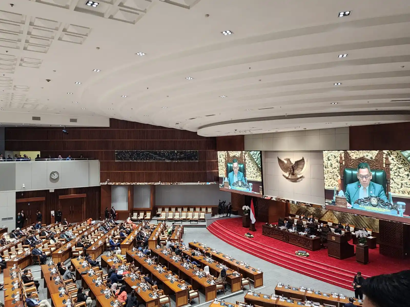 Sidang Paripurna DPR. (Foto. Rizal)