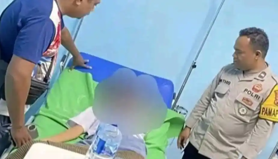 Siswi SMA di Kabupaten Belu, NTT Dirawat di Rumah Sakit usai Dibanting Guru (Foto: Istimewa)