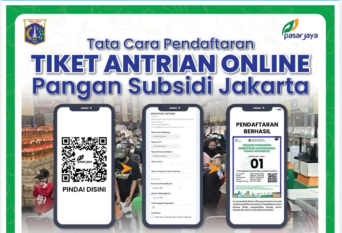 Akses Pangan Bersubsidi Kini Lewat Situs Resmi Pasar Jaya (Foto: Dok Pasar Jaya)