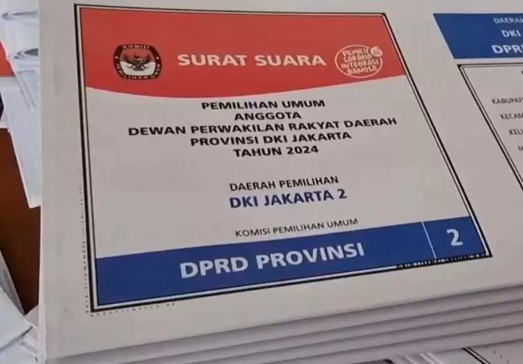 Surat suara Pilkada 2024 (Foto: Ist)