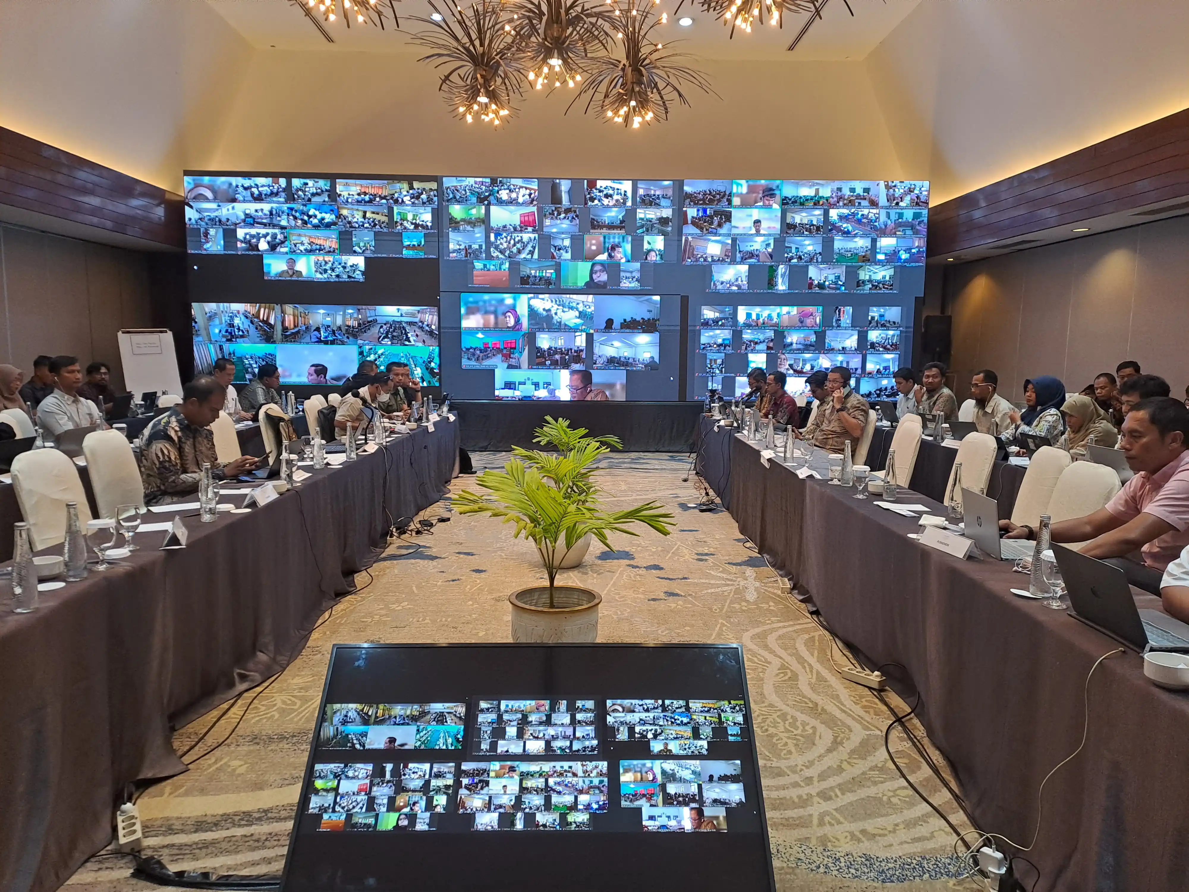 Susana  Posko Pelaksanaan TKA  bagi siswa sekolah dan madrasah di seluruh Indonesia (Foto. Rizal Siregar)