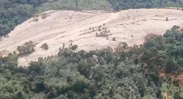 Tambang di Tapanuli Selatan (Foto: Dok KLH)