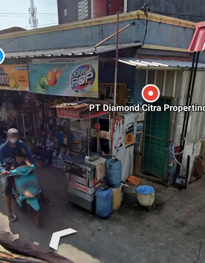 Google Street View Memperlihatkan Alamat DADA Berada di Warung Kelontong (Foto: Google Street View)