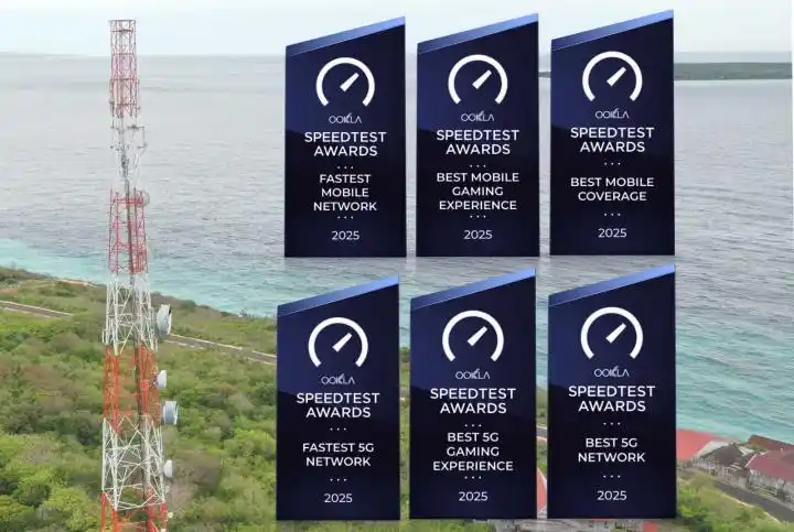 Telkomsel Boyong 6 Penghargaan dari Ookla Speedtest Awards 2025 [Foto: Doc. Telkomsel]