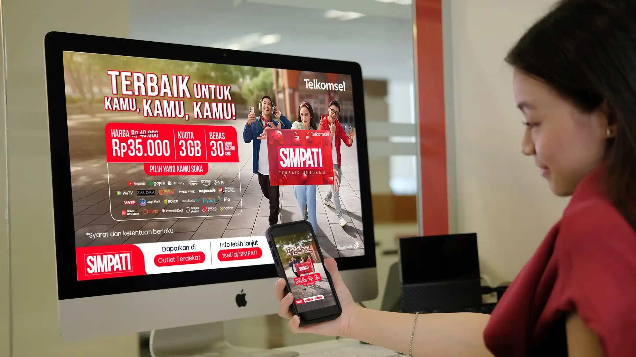 Langganan Streamng WeTV Kini Bisa Via Telkomsel [Foto: Doc. Telkomsel]
