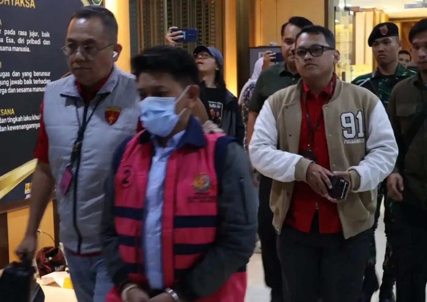 Kejaksaan Tinggi (Kejati) DKI Jakarta menetapkan dua tersangka baru terkait dugaan korupsi pembiayaan ekspor nasional pada Lembaga Pembiayaan Ekspor Impor (LPEI) dengan potensi kerugian negara senilai Rp919 miliar, Jakarta, Senin (19/1/2026). (Foto: Dok MI/Kejagung)