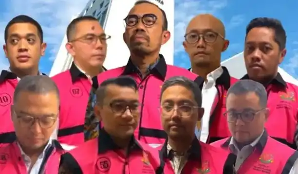 9 tersangka korupsi tata kelola minyak mentah dan produk kilang pada PT Pertamina (Persero) (Foto: Dok MI)
