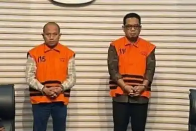 Konferensi pers penahanan tersangka kasus dugaan korupsi proyek fiktif di PT Pembangunan Perumahan (PP) di Gedung Merah Putih KPK, Jakarta, Selasa (25/11/2025) (Foto: Dok MI)