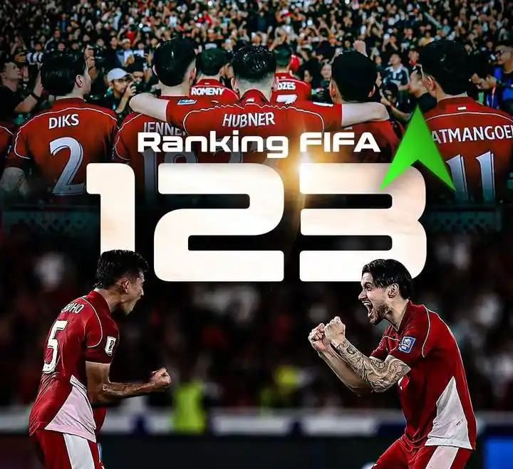 Tim Nasional Indonesia Peringkat ke 123 dalam Ranking FIFA (Foto: Instagram)