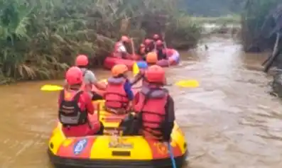 Tim SAR Gabungan Cari korban Kapal Terbalik di Aceh Tenggara (Foto: Ist)