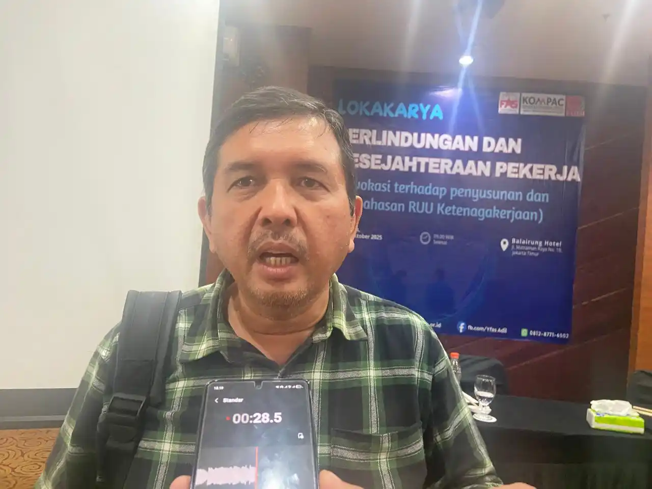 Koordinator Advokasi BPJS Watch, Timboel Siregar (Foto: Dok MI/Adelio Pratama)